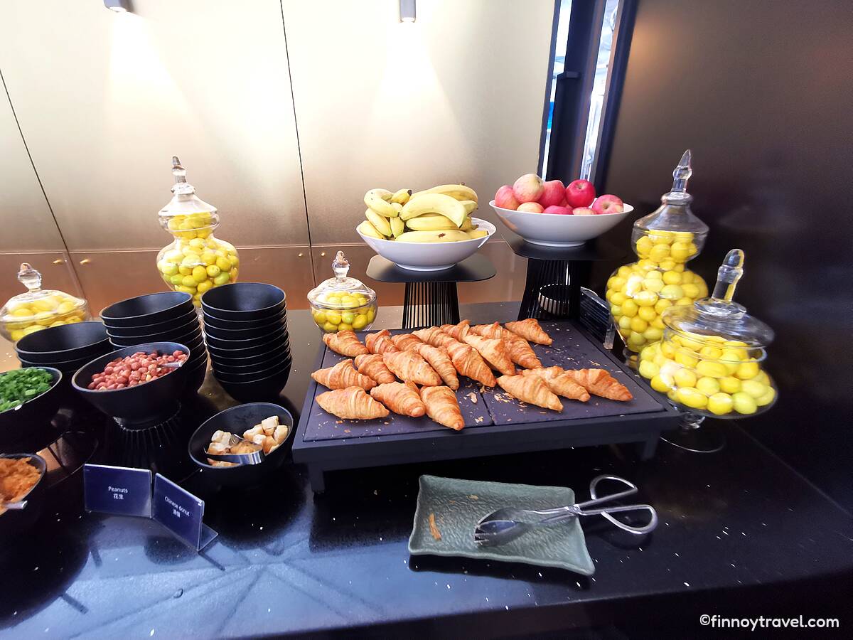 香港のChase Sapphire Loungeのフルーツ