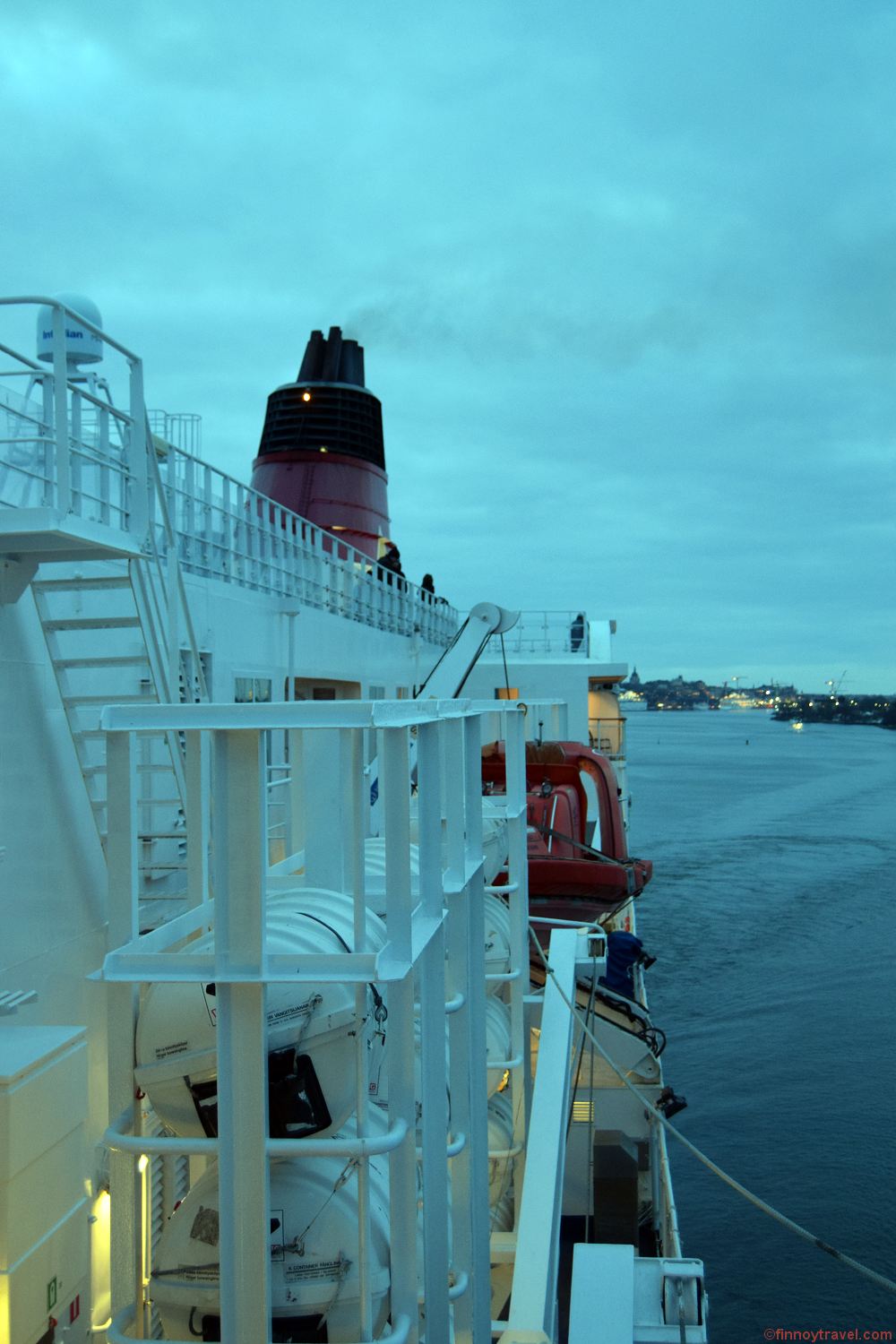 M/S ガブリエラのサイドデッキ