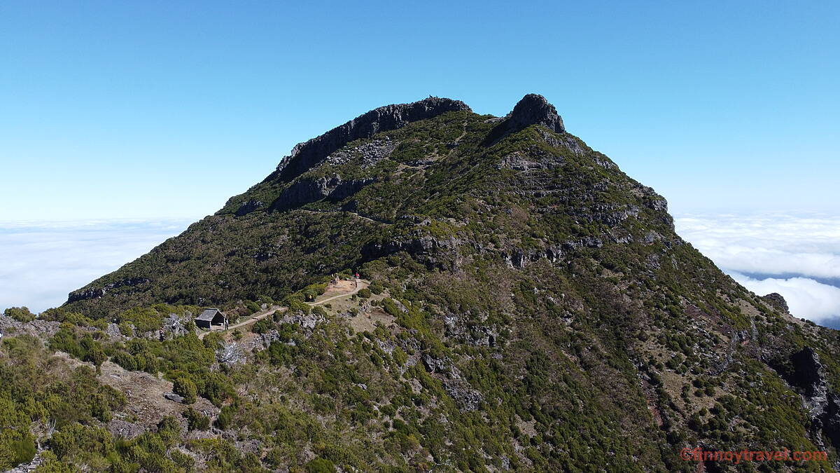 マデイラの山頂