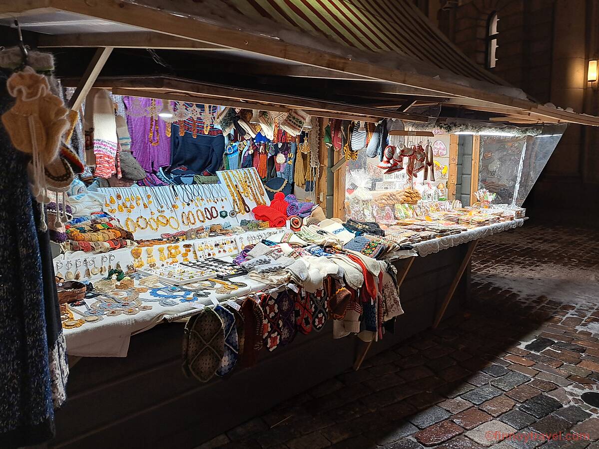 手工芸品の屋台