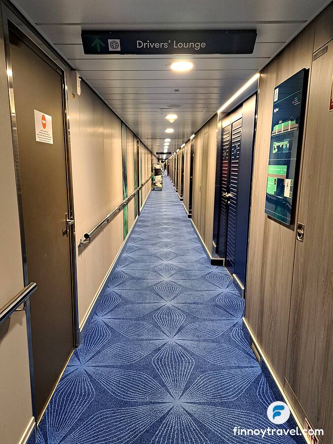 MyStarの客室通路