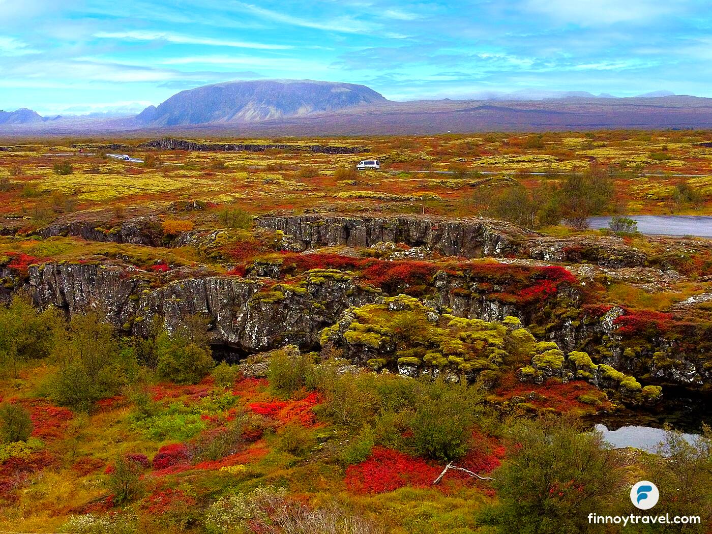 秋のThingvellir National Park