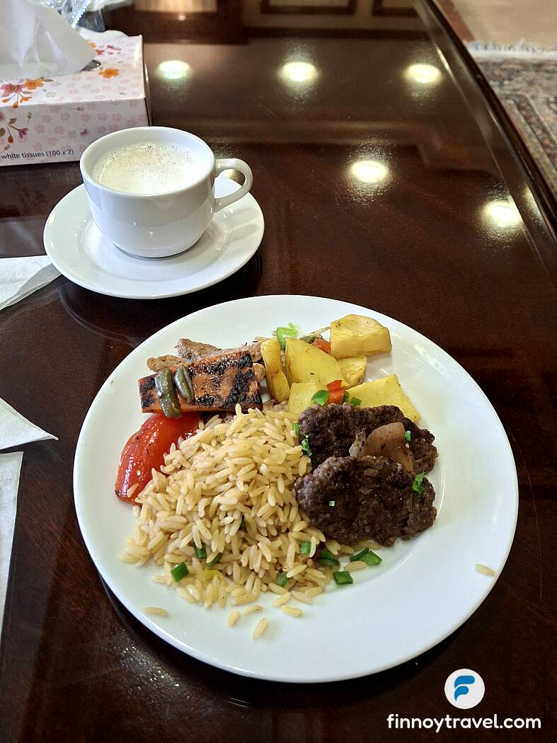 食事とコーヒー