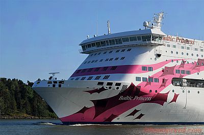 Baltic Princess perto de Ruissalo