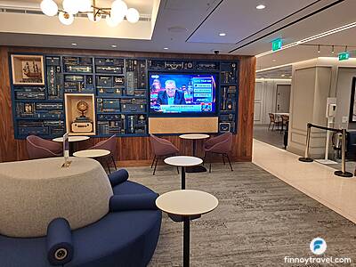 &Aacute;rea de estar da Centurion Lounge