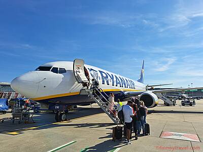 B737-800 da Ryanair no Aeroporto de Stansted