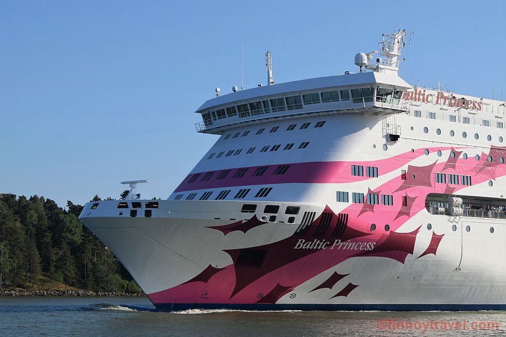 Baltic Princess perto de Ruissalo