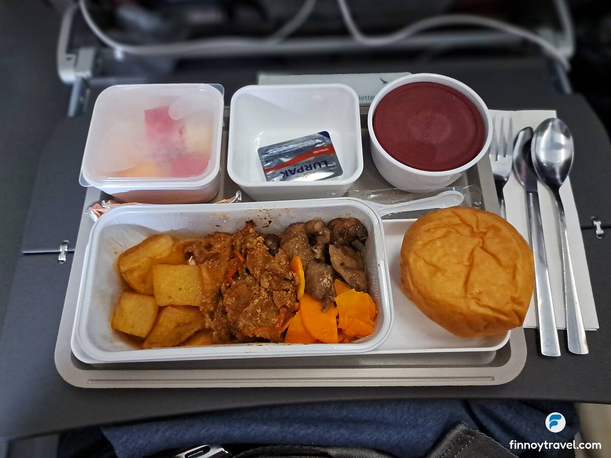 Almo&ccedil;o na Cathay Pacific