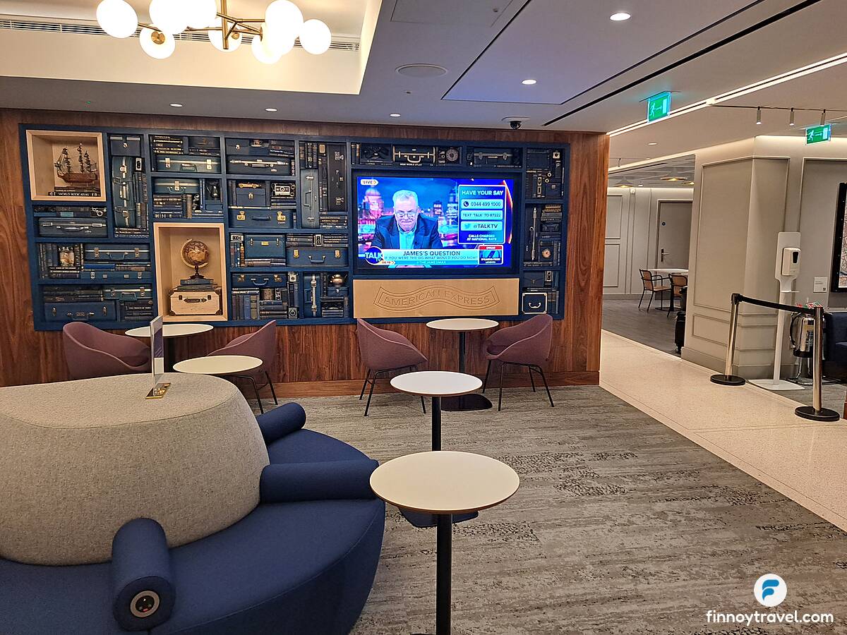 &Aacute;rea de estar da Centurion Lounge