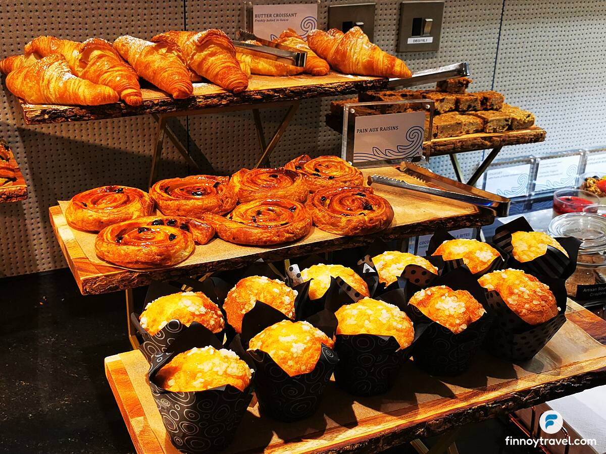 Doces no Centurion Lounge no Aeroporto de Heathrow