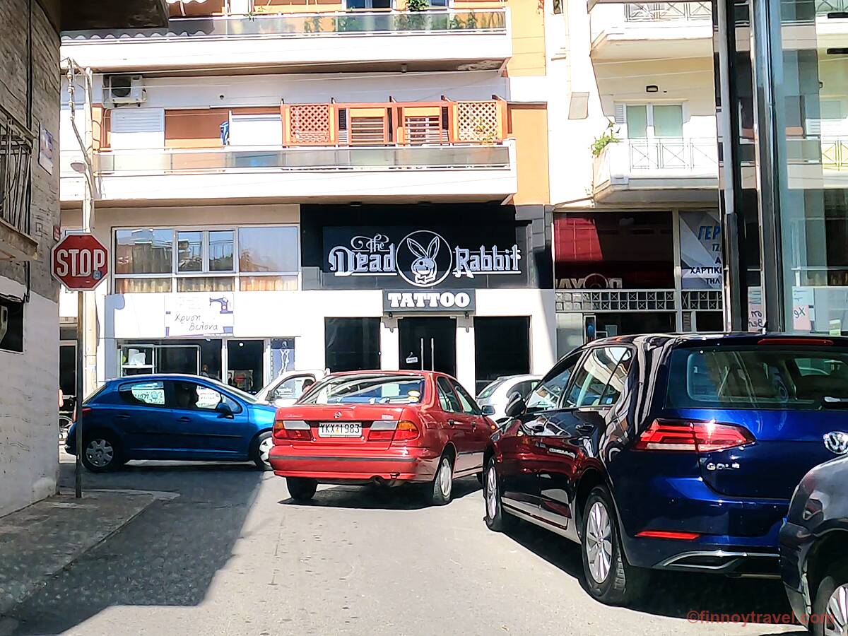 Tr&acirc;nsito no centro de Chania