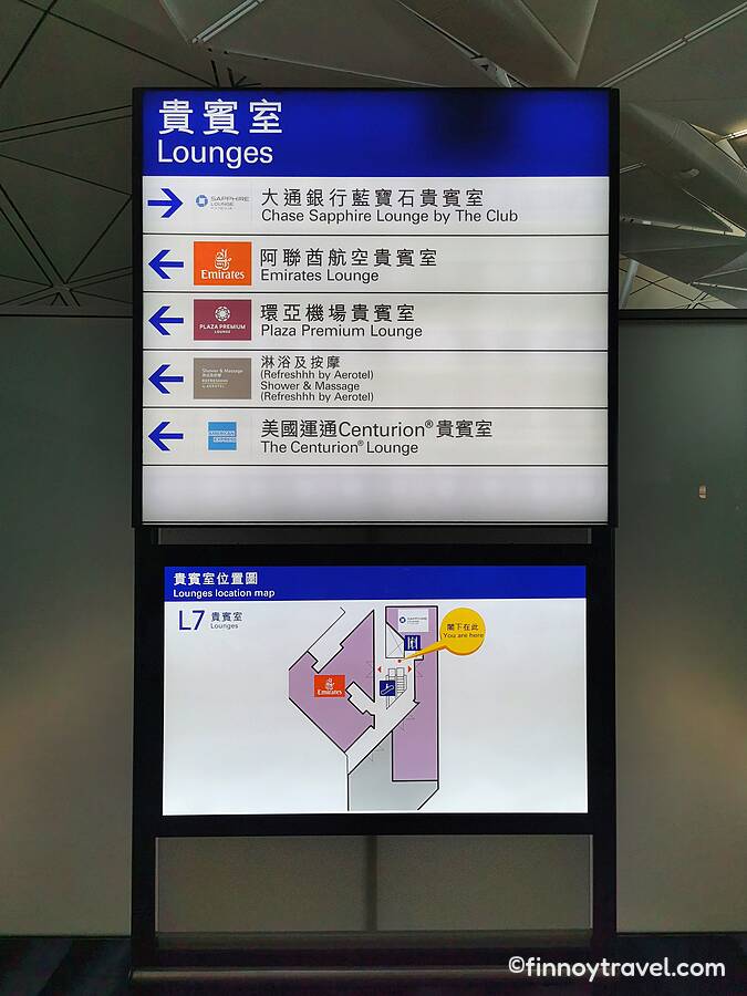 Mapa do terminal e sinaliza&ccedil;&atilde;o direcional
