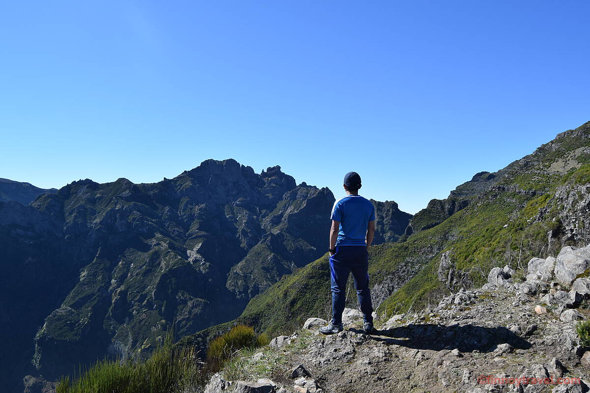 C&eacute;u limpo perto do Pico Ruivo