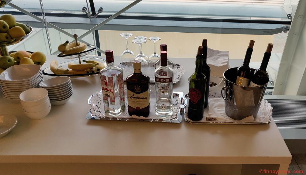 Destilados na sala VIP de Dubrovnik