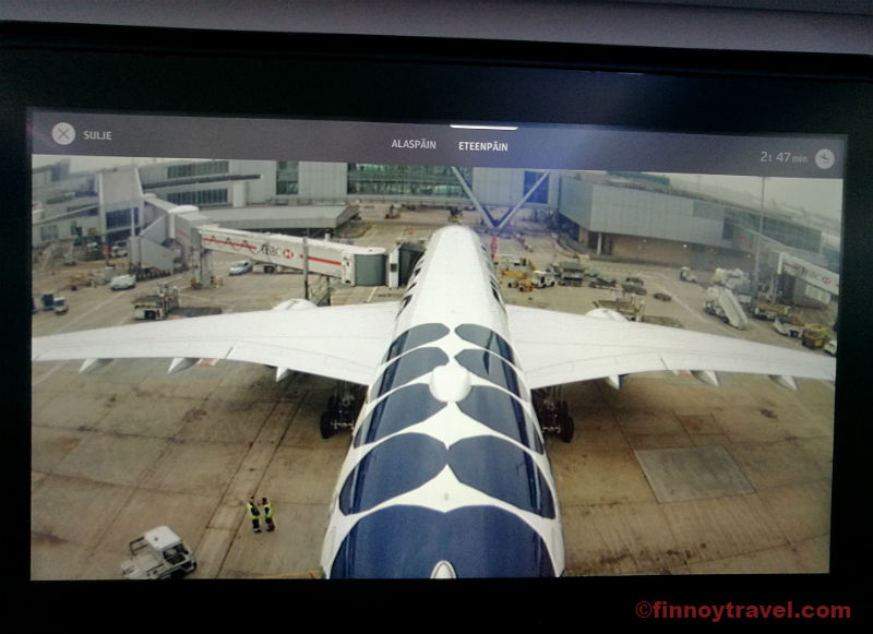 C&acirc;mara de cauda do A350 da Finnair