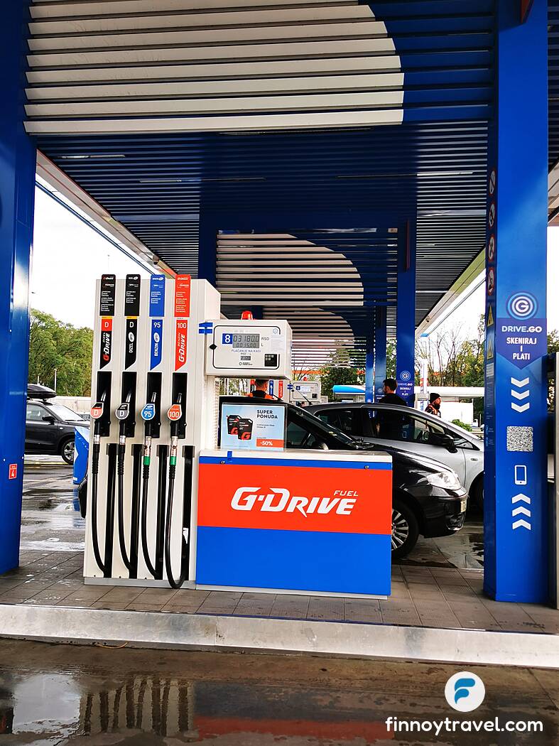 Posto G-Drive em Belgrado