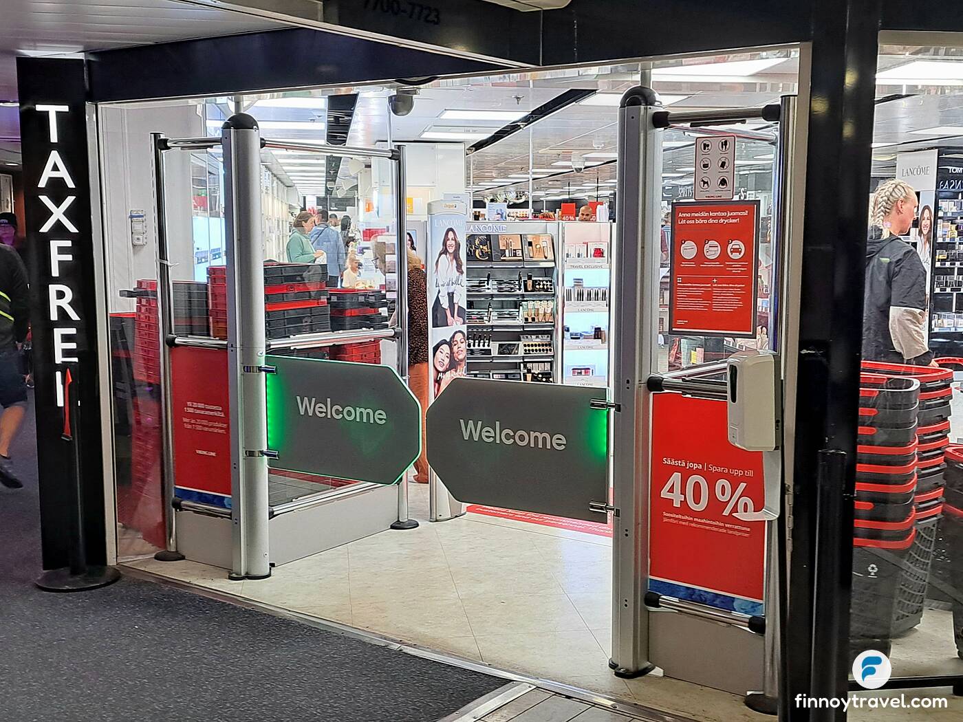 Entrada do duty free