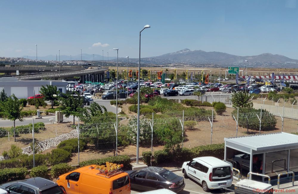 Vista para o lado de fora do lounge CIP da Goldair Handling