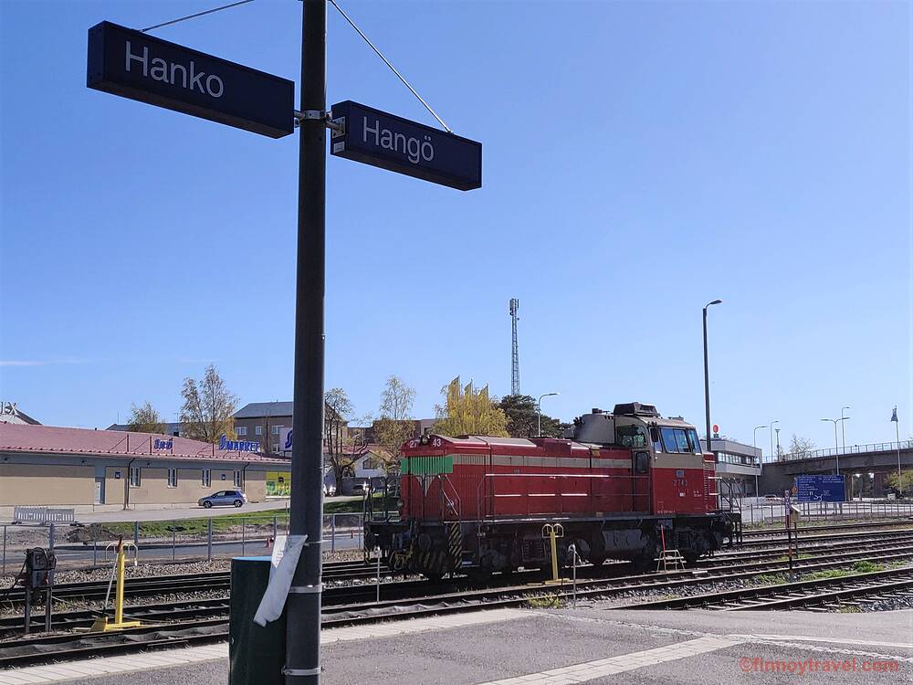 Plataforma da esta&ccedil;&atilde;o de Hanko
