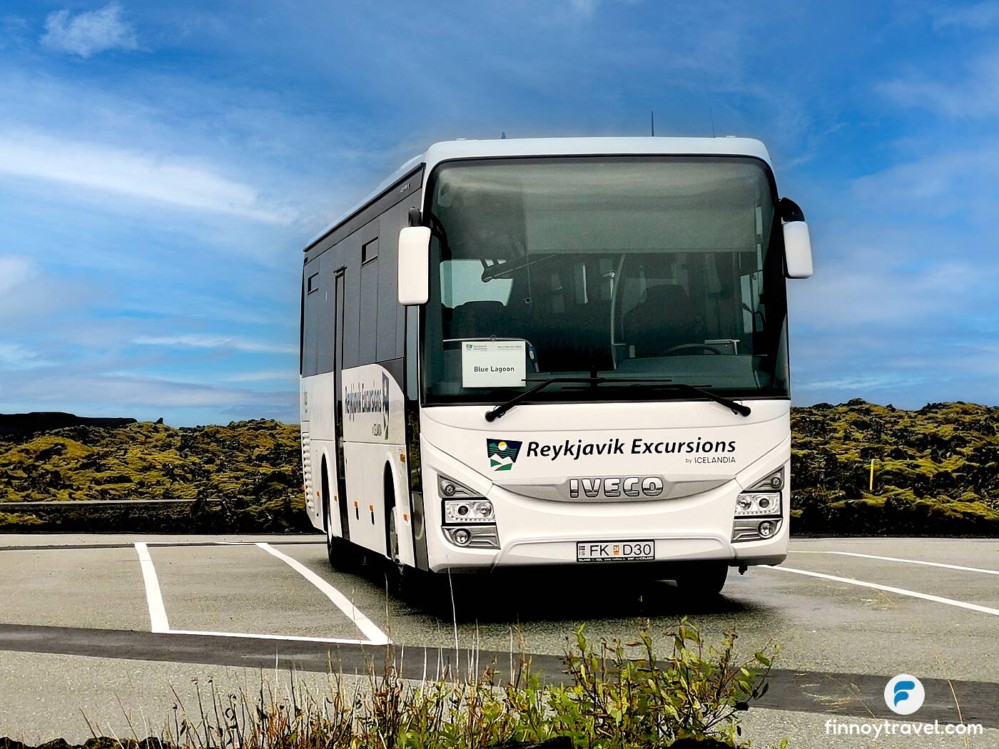 Transporte de &ocirc;nibus para a Blue Lagoon