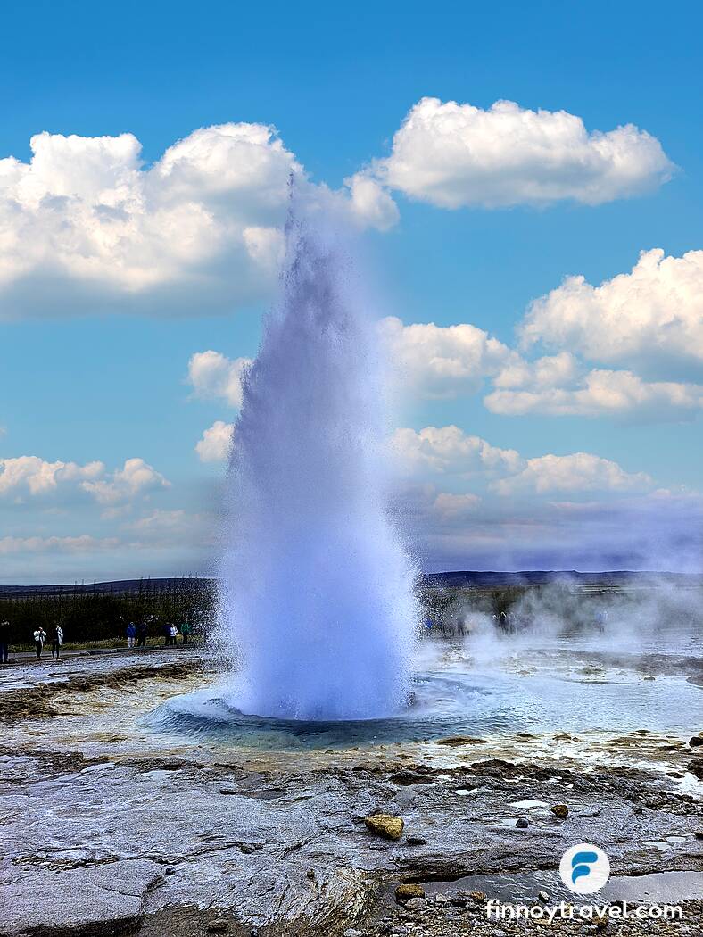 Geysir, no sudoeste da Isl&acirc;ndia