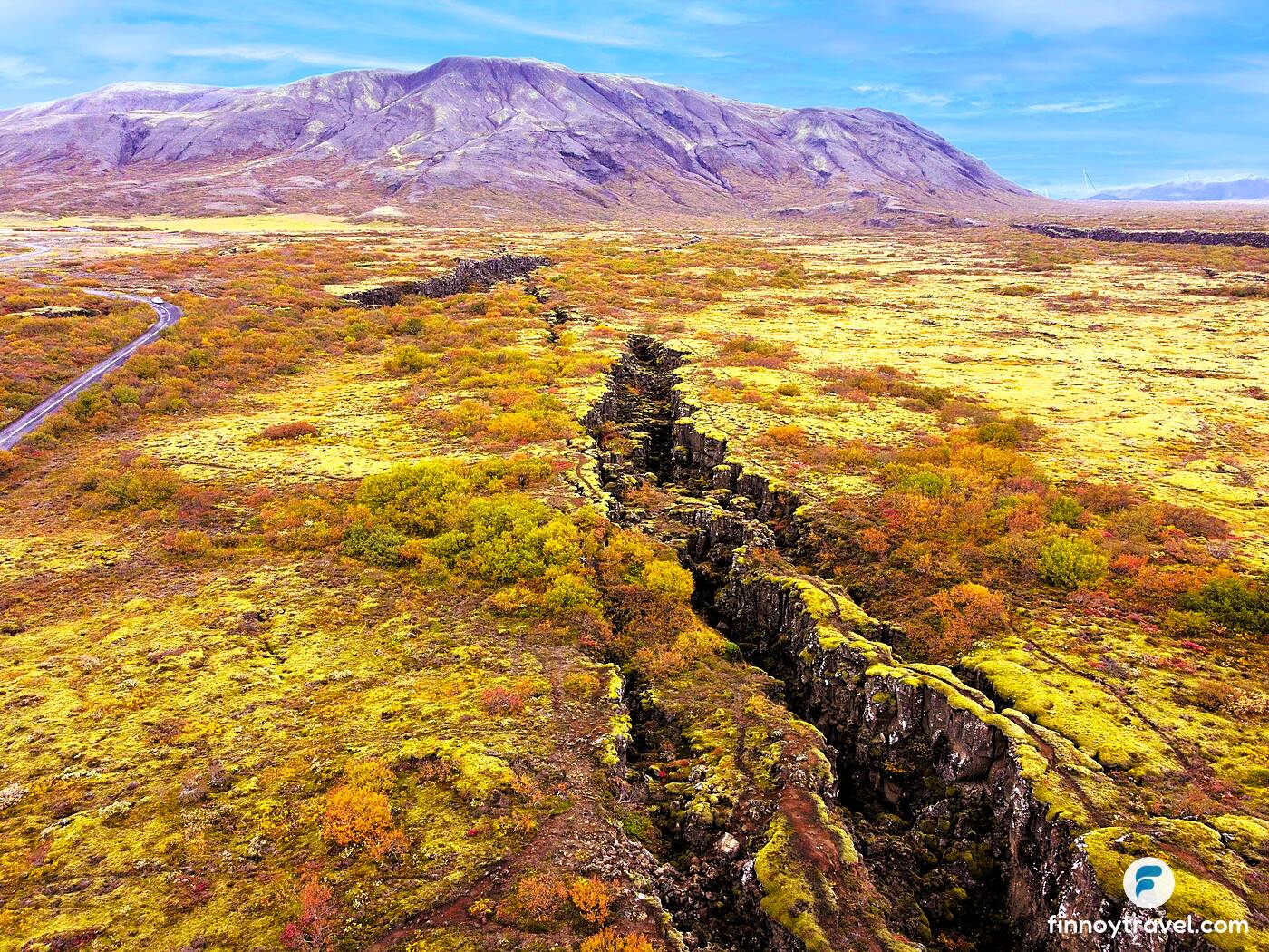 Placas tectônicas no Parque Nacional Thingvellir