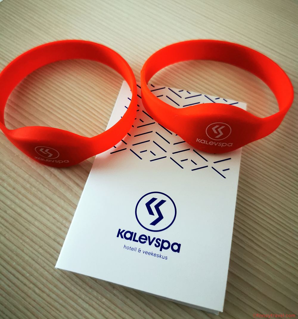 Pulseira do spa do Hotel Kalev Spa