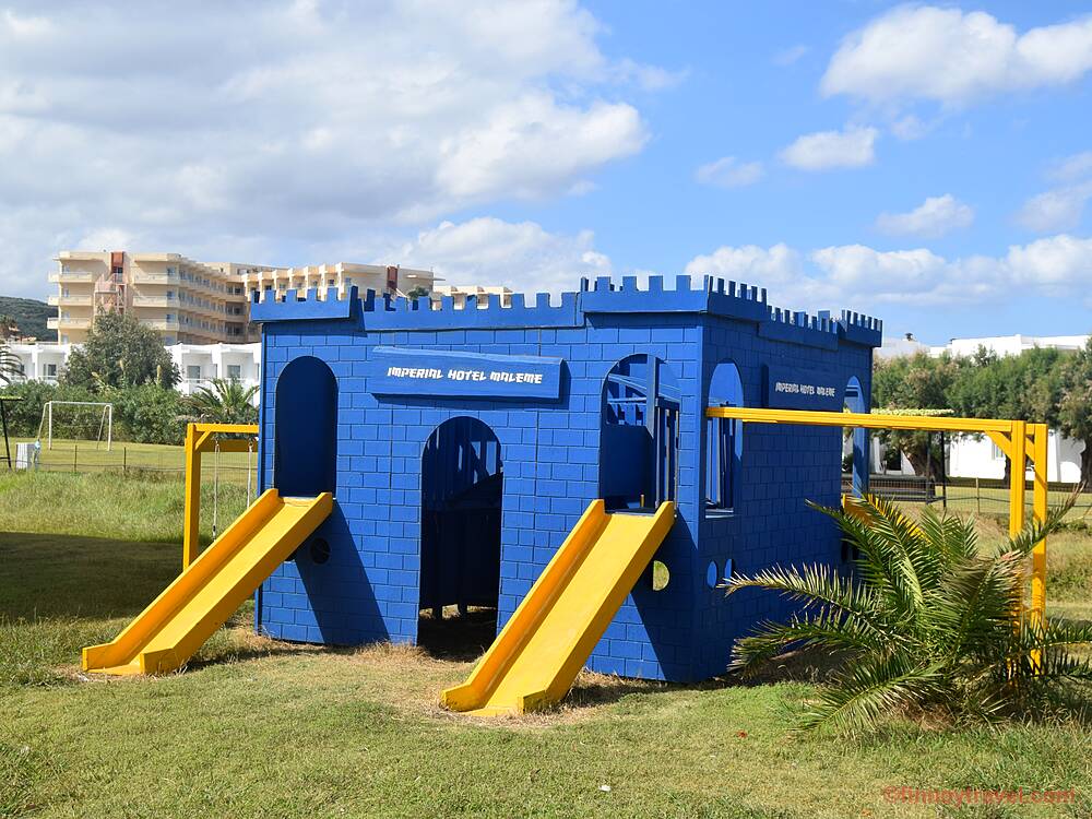 Pavilh&atilde;o infantil do hotel Maleme Imperial