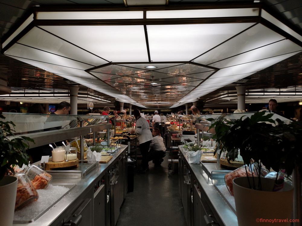 Buffet no M/S Gabriella