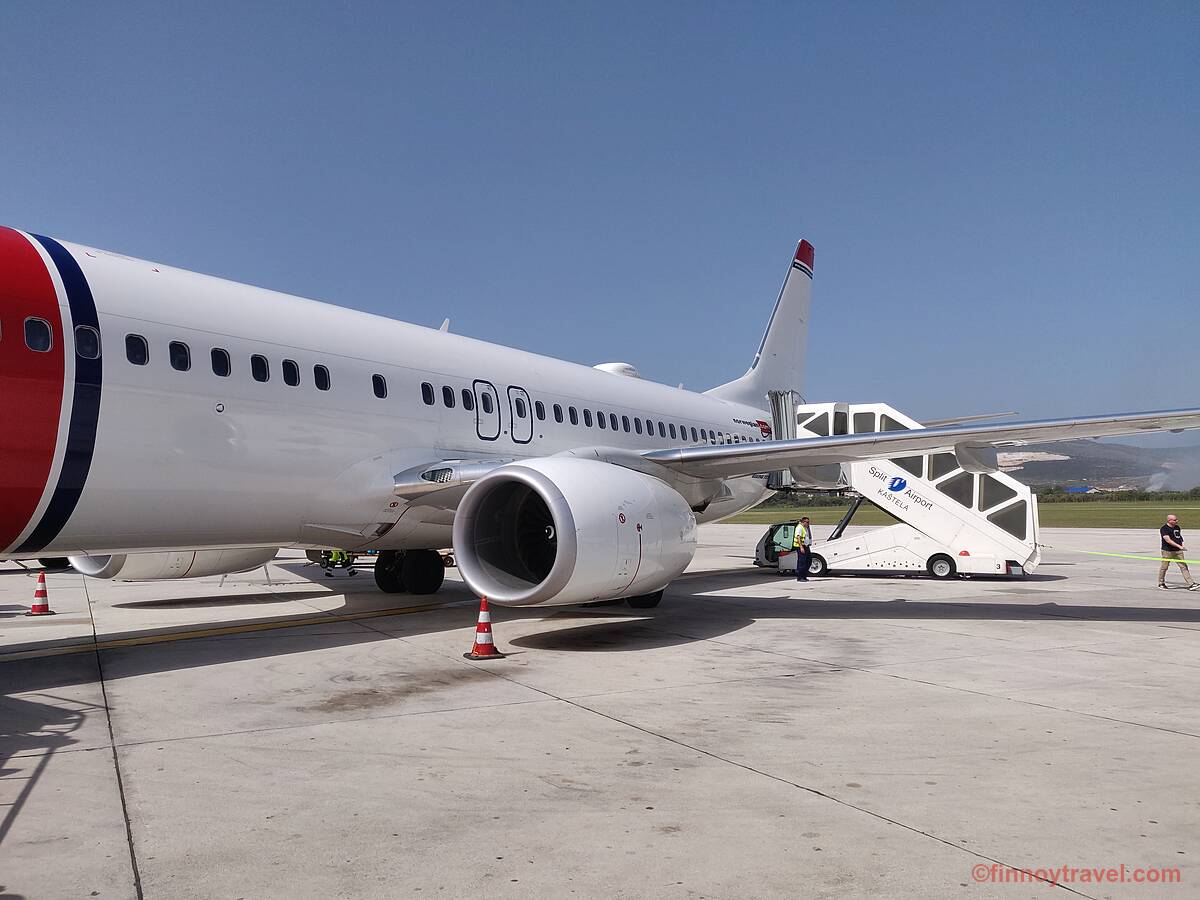 B737 da Norwegian no Aeroporto de Split