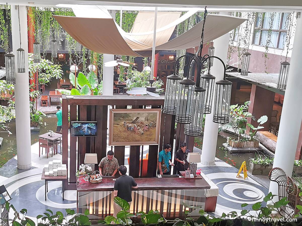 A recep&ccedil;&atilde;o do Swiss-Belhotel Rainforest Kuta