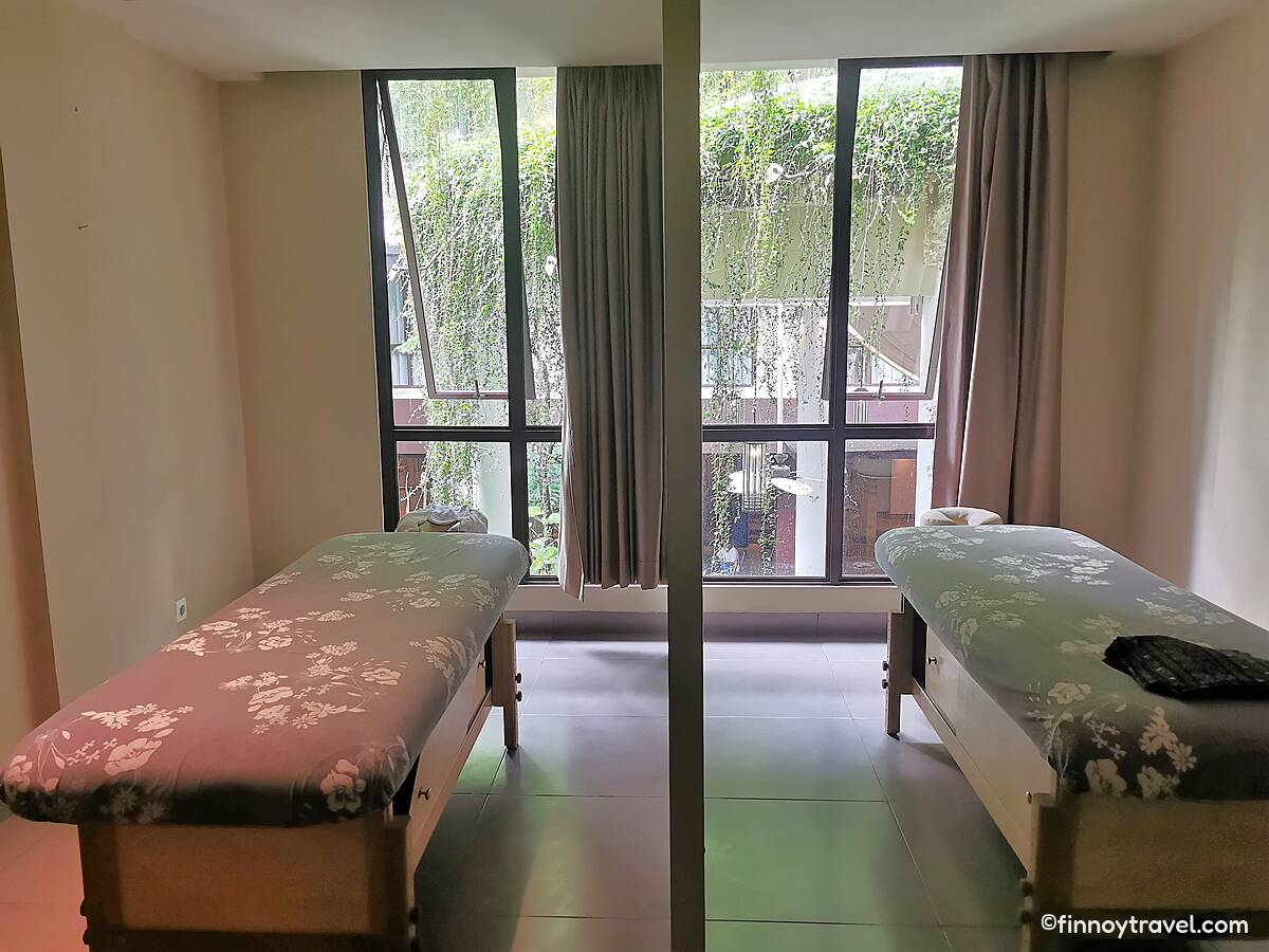 A sala de spa do Swiss-Belhotel Rainforest