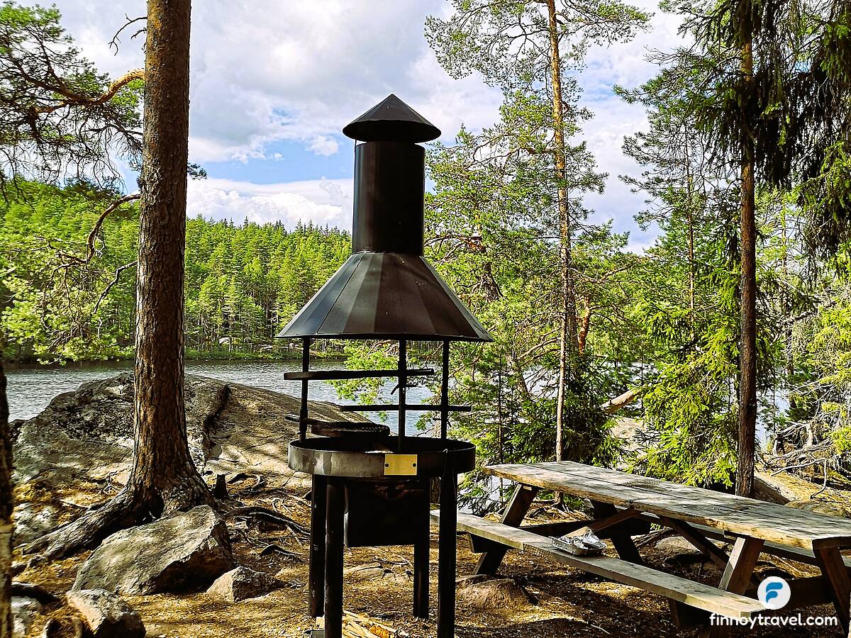 &Aacute;rea de churrasco em Lapinsalmi