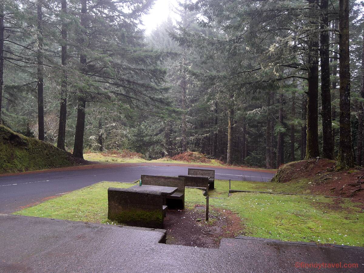 Um local de descanso nas montanhas da Madeira