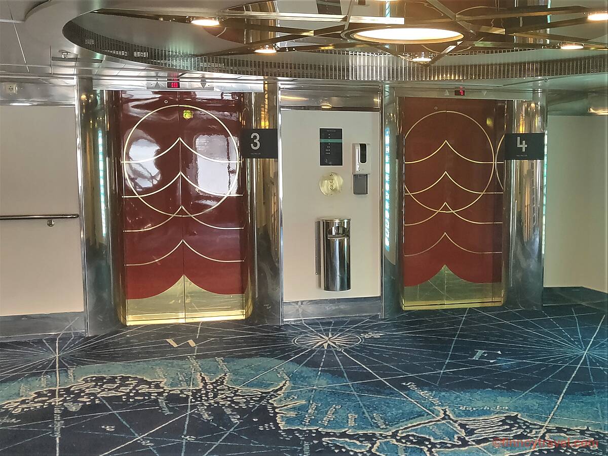 Elevadores do Silja Serenade