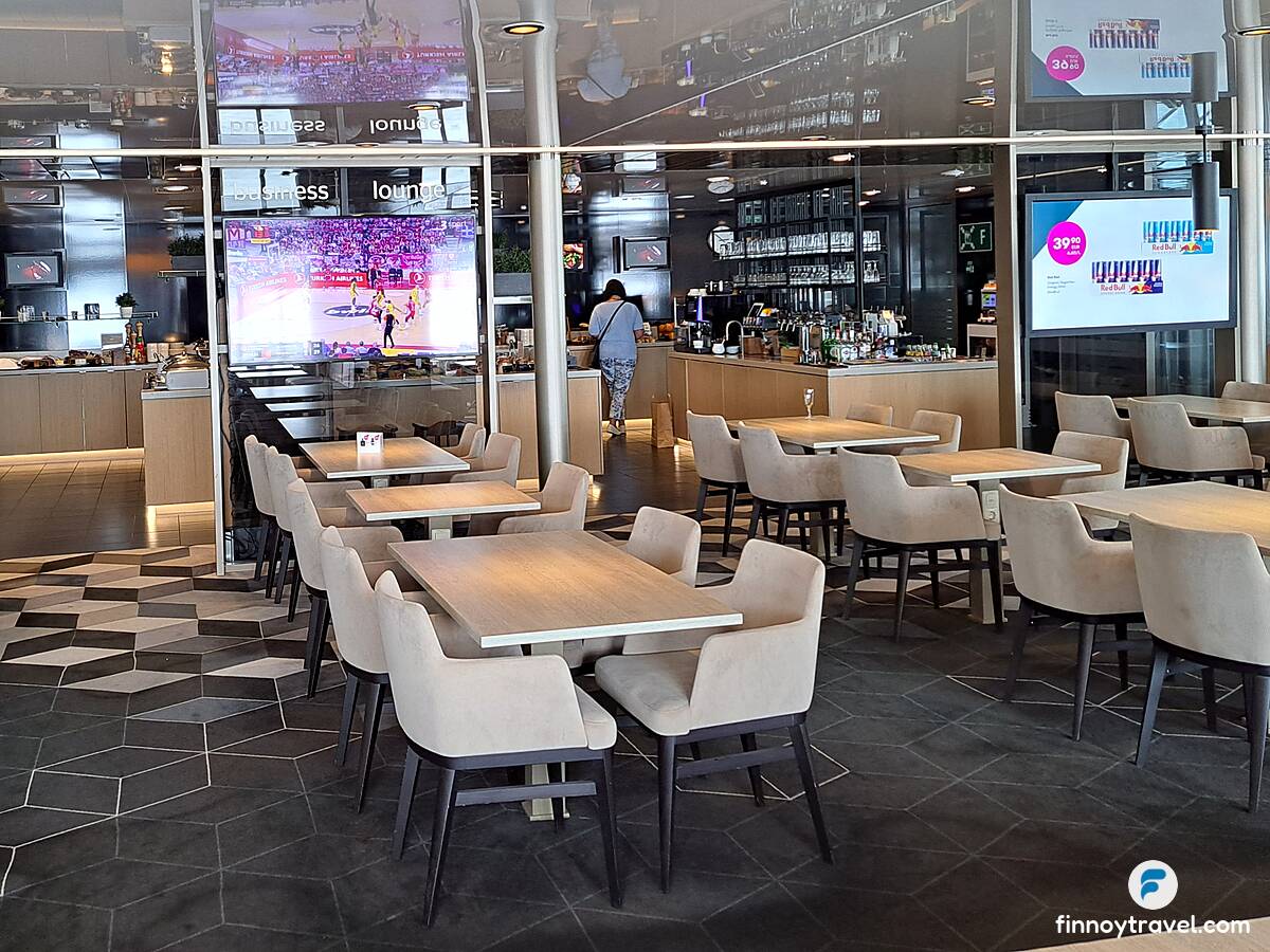 Vis&atilde;o geral do Business Lounge