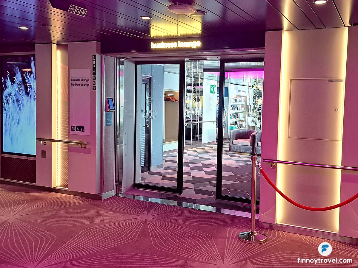 Entrada da Business Lounge