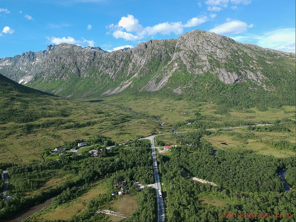 Paisagem ao redor de Tromso