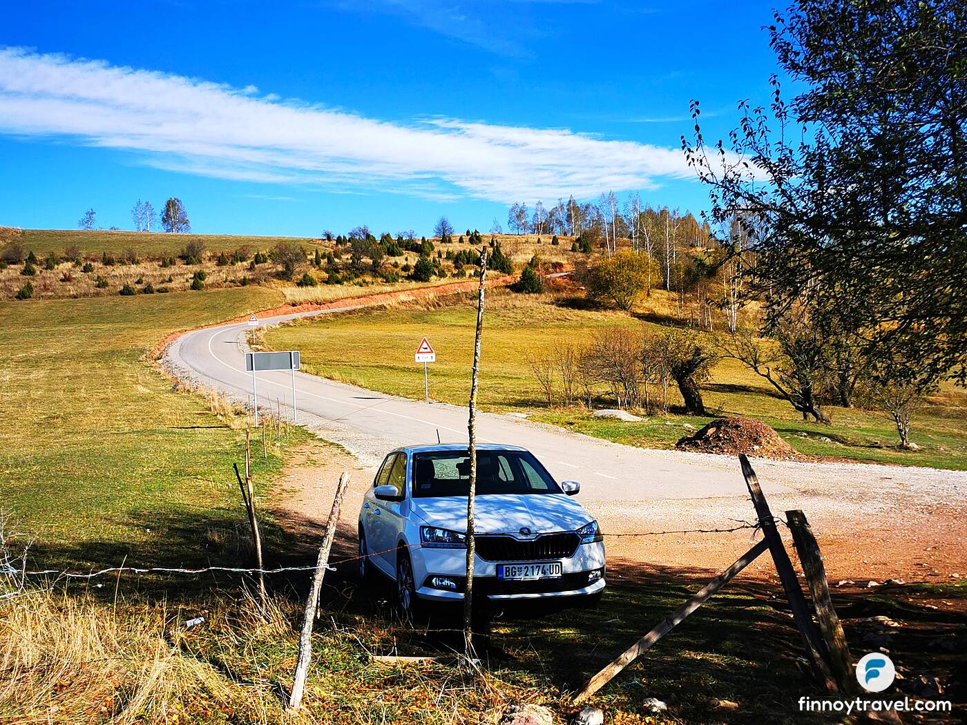 &Aacute;rea de estacionamento em Uvac