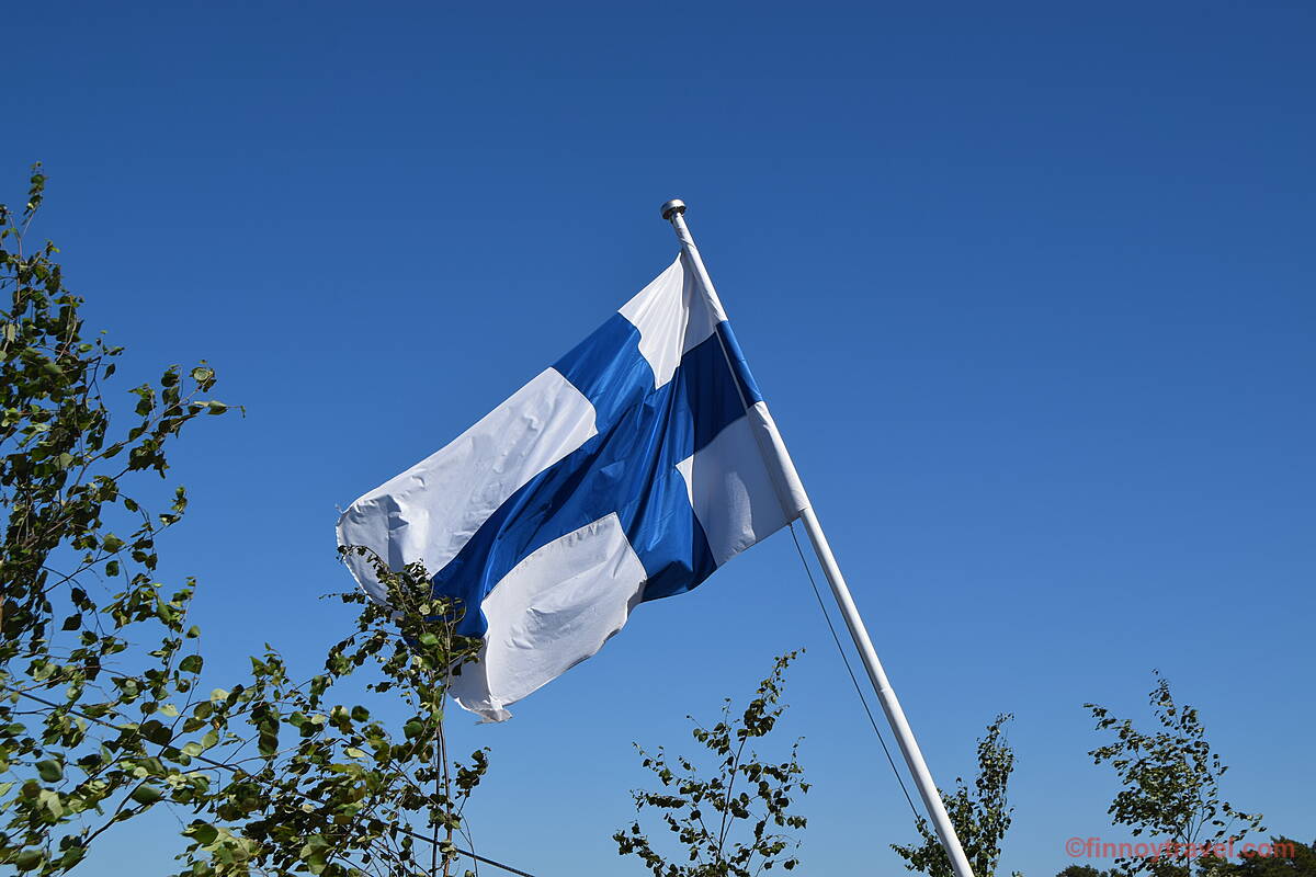 Bandeira finlandesa