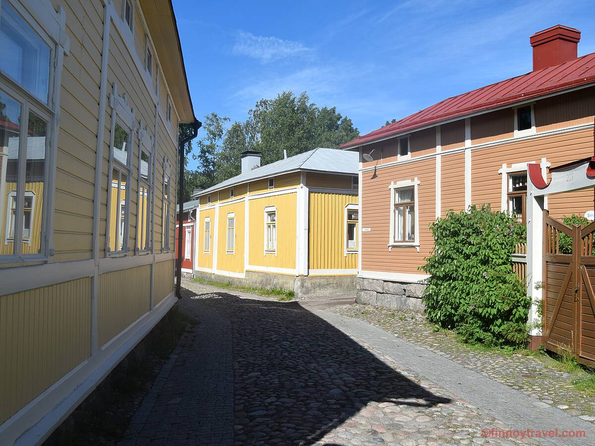 Uma ruela em Old Rauma