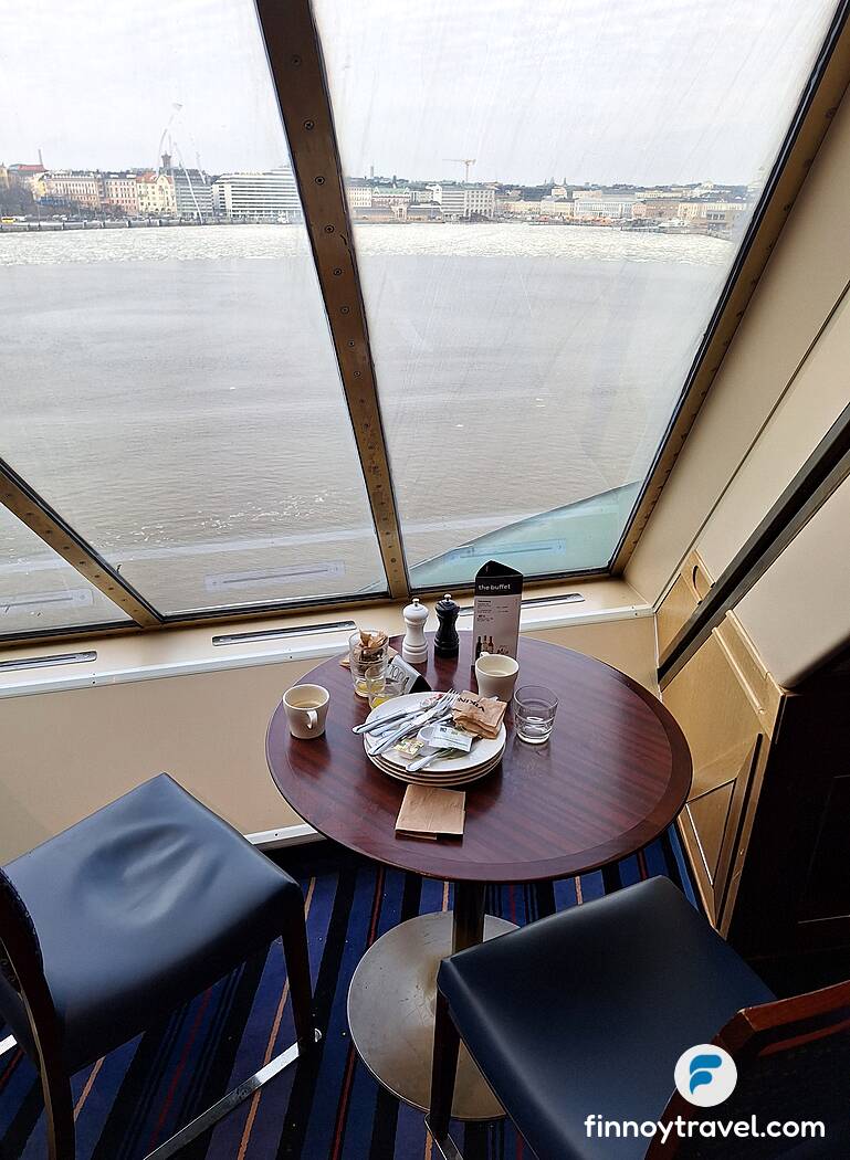 Lugar &agrave; janela no Buffet