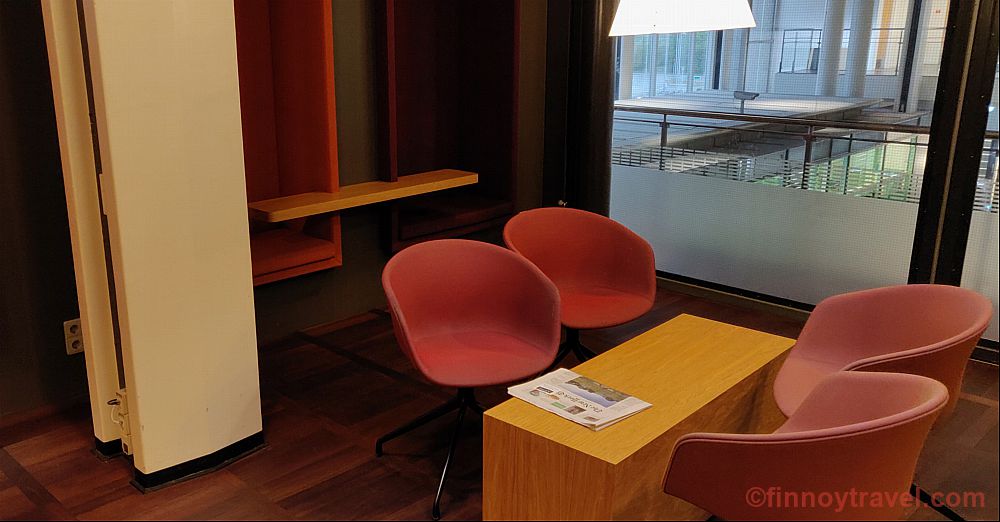 Cadeiras_in Aspire Lounge no Aeroporto de Copenhague