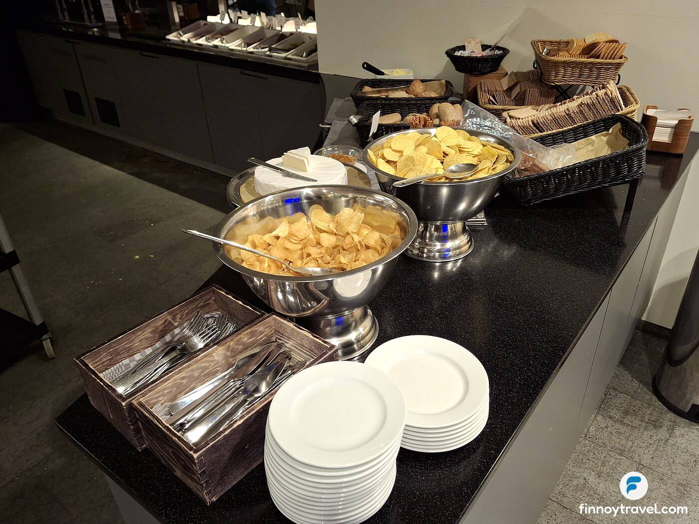 Biscoitos e batata chips