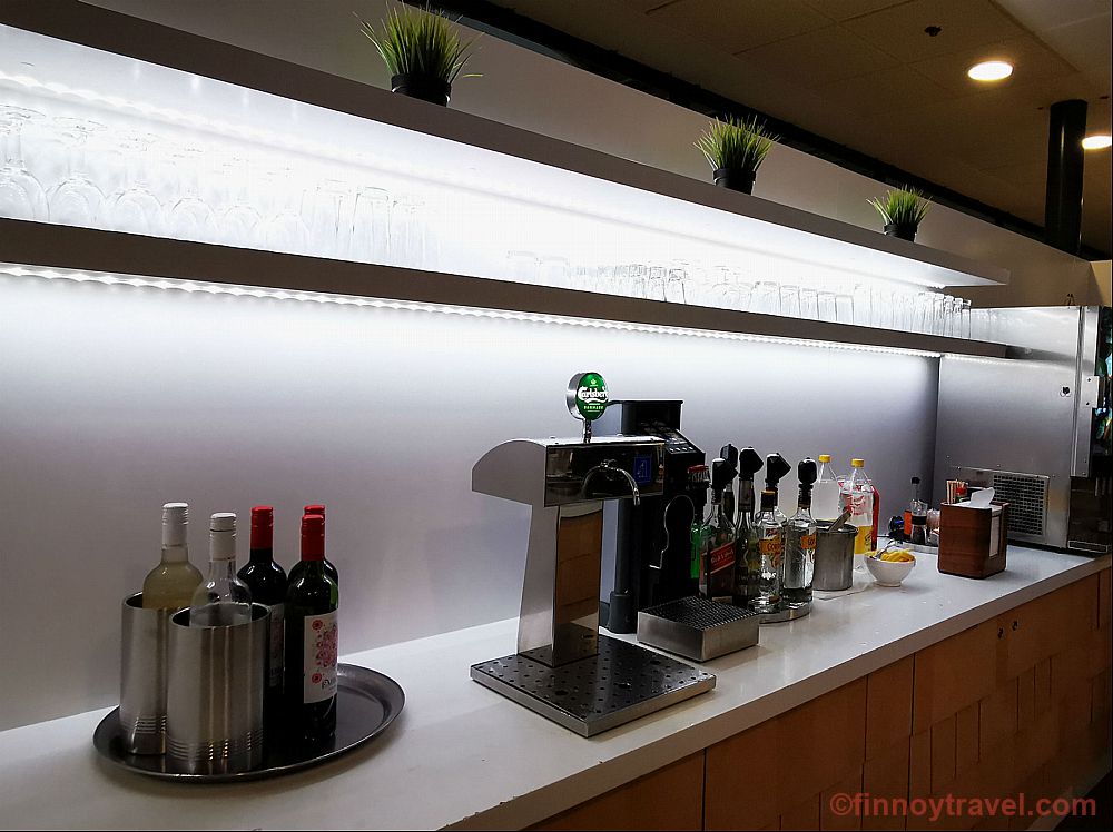 Bebidas_in Aspire Lounge no Aeroporto de Copenhague