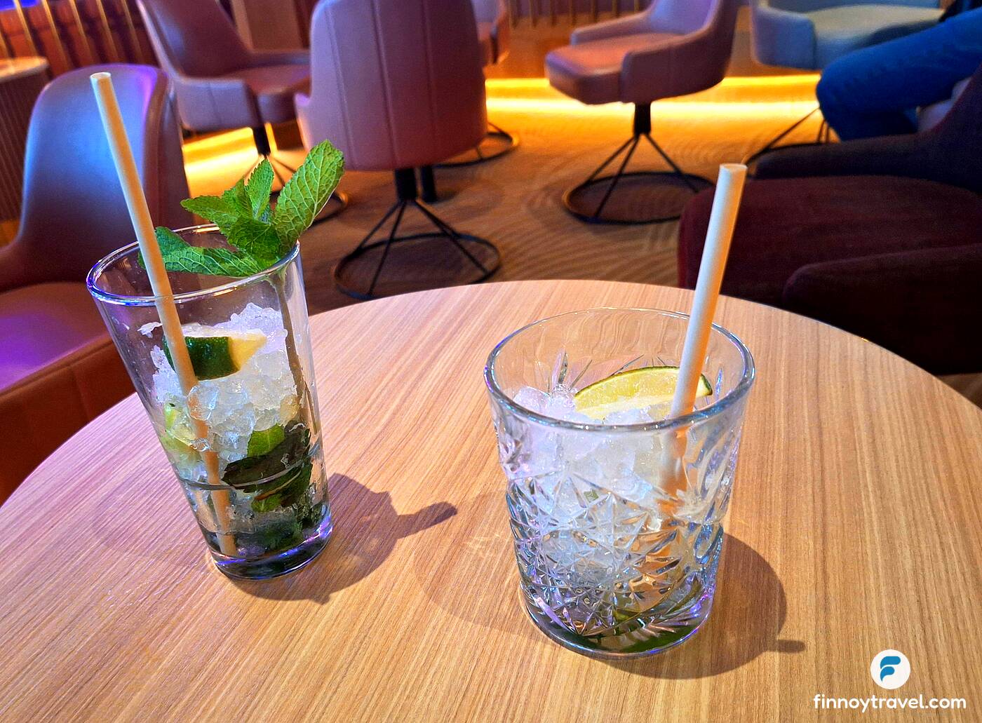 Bebidas no Vista Room