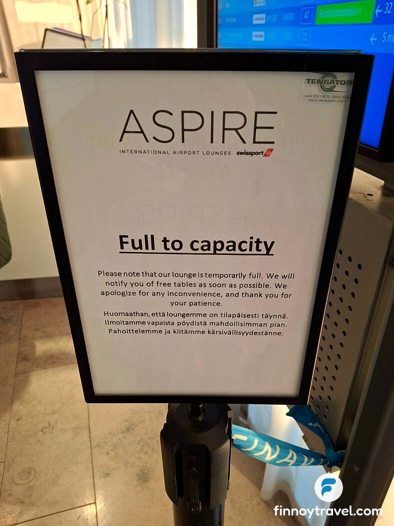Aspire Lounge lotada