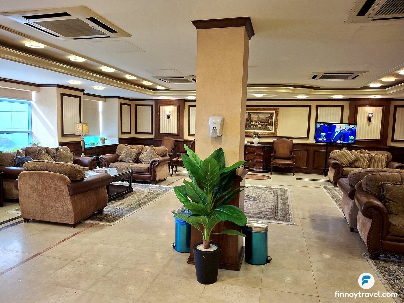 vis&atilde;o geral da sala VIP