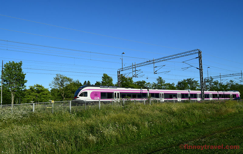 Linha circular da HSL na regi&atilde;o de Helsinque