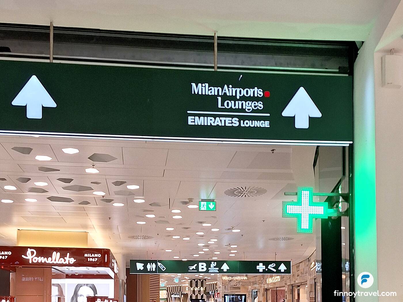 Sinaliza&ccedil;&atilde;o para a sala VIP